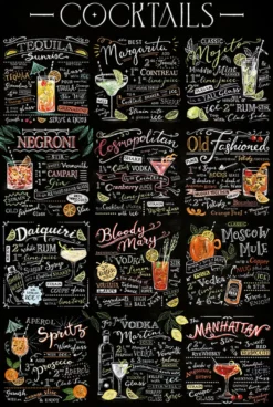 Cocktails Poster