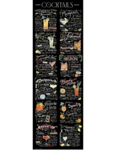 Cocktails Türposter Die besten Rezepte an der Türe