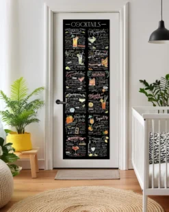 Cocktails Türposter Die besten Rezepte an der Türe