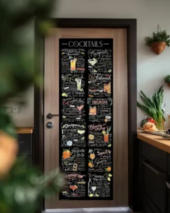 Cocktails Türposter Die besten Rezepte an der Türe