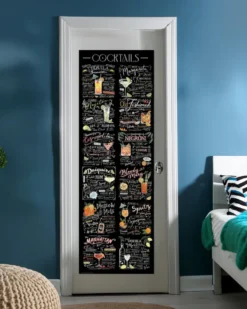 Cocktails Türposter Die besten Rezepte an der Türe