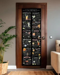 Cocktails Türposter Die besten Rezepte an der Türe