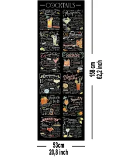 Cocktails Türposter Die besten Rezepte an der Türe