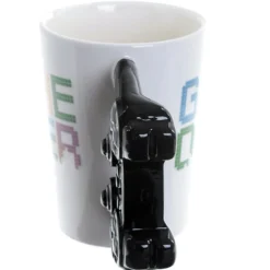 Controller Tasse Game Over mit 3D Controller am Henkel