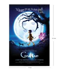 Coraline Poster The braver you are, the more..