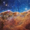Cosmic Cliffs Poster James Webb Weltraumteleskop