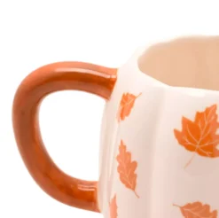 Country Living 3D Kürbistasse Orange Leaves 600ml