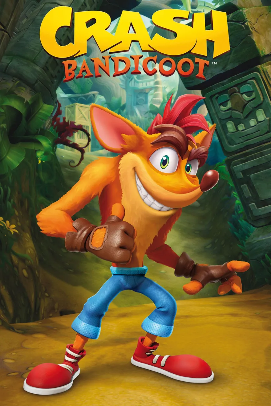 Crash Bandicoot Poster Classic Crash