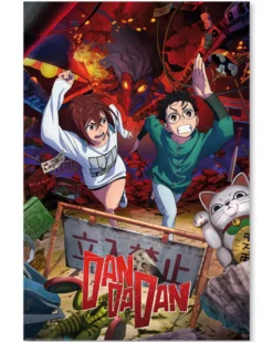 Dan Da Dan Poster Momo & Okarun