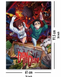 Dan Da Dan Poster Momo & Okarun