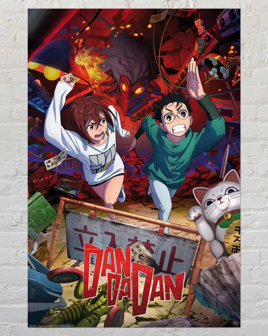 Dan Da Dan Poster Momo & Okarun