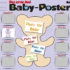 Das erste Mal Rubbel-Poster Baby