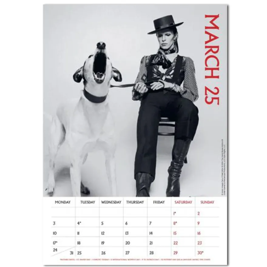 David Bowie Kalender 2025