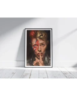 David Bowie Poster Sebastian Krüger Karikatur