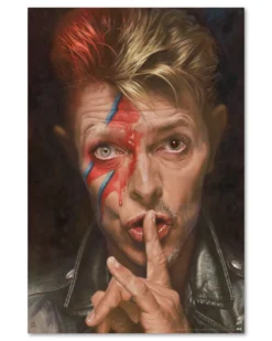 David Bowie Poster Sebastian Krüger Karikatur
