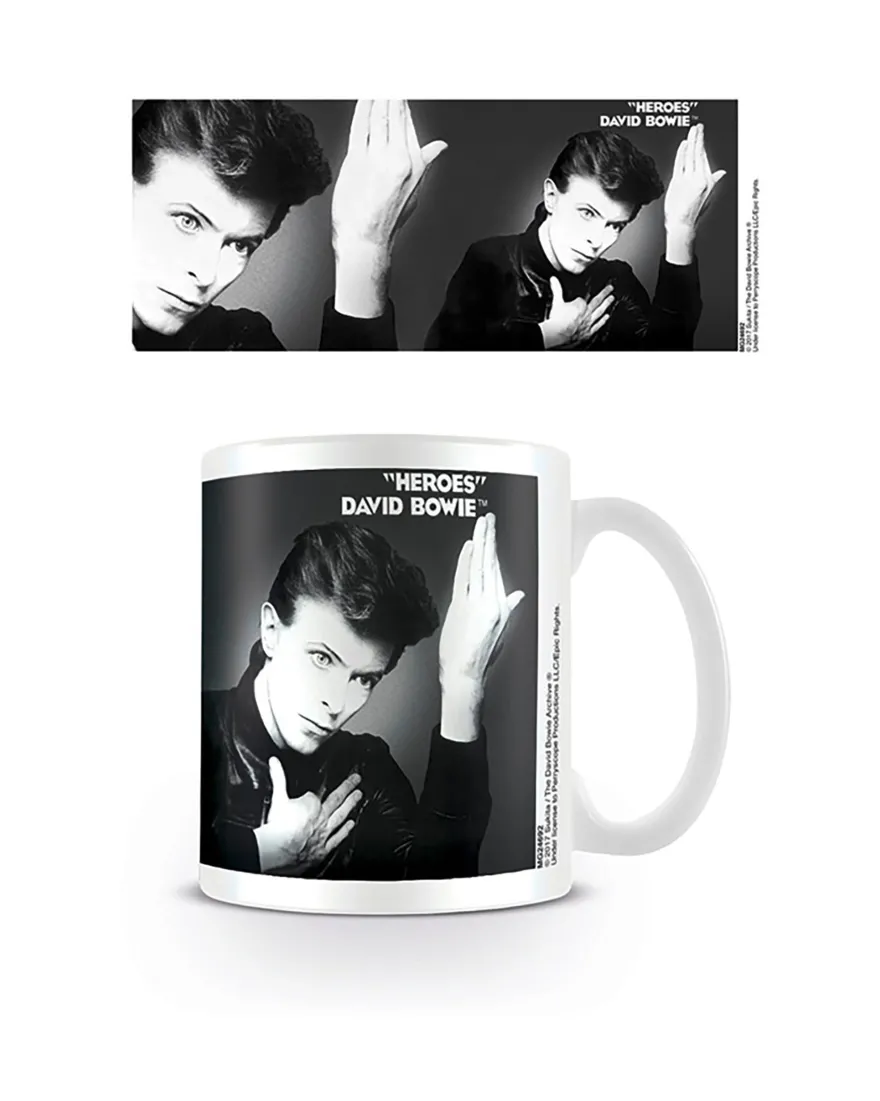 David Bowie Tasse Heroes