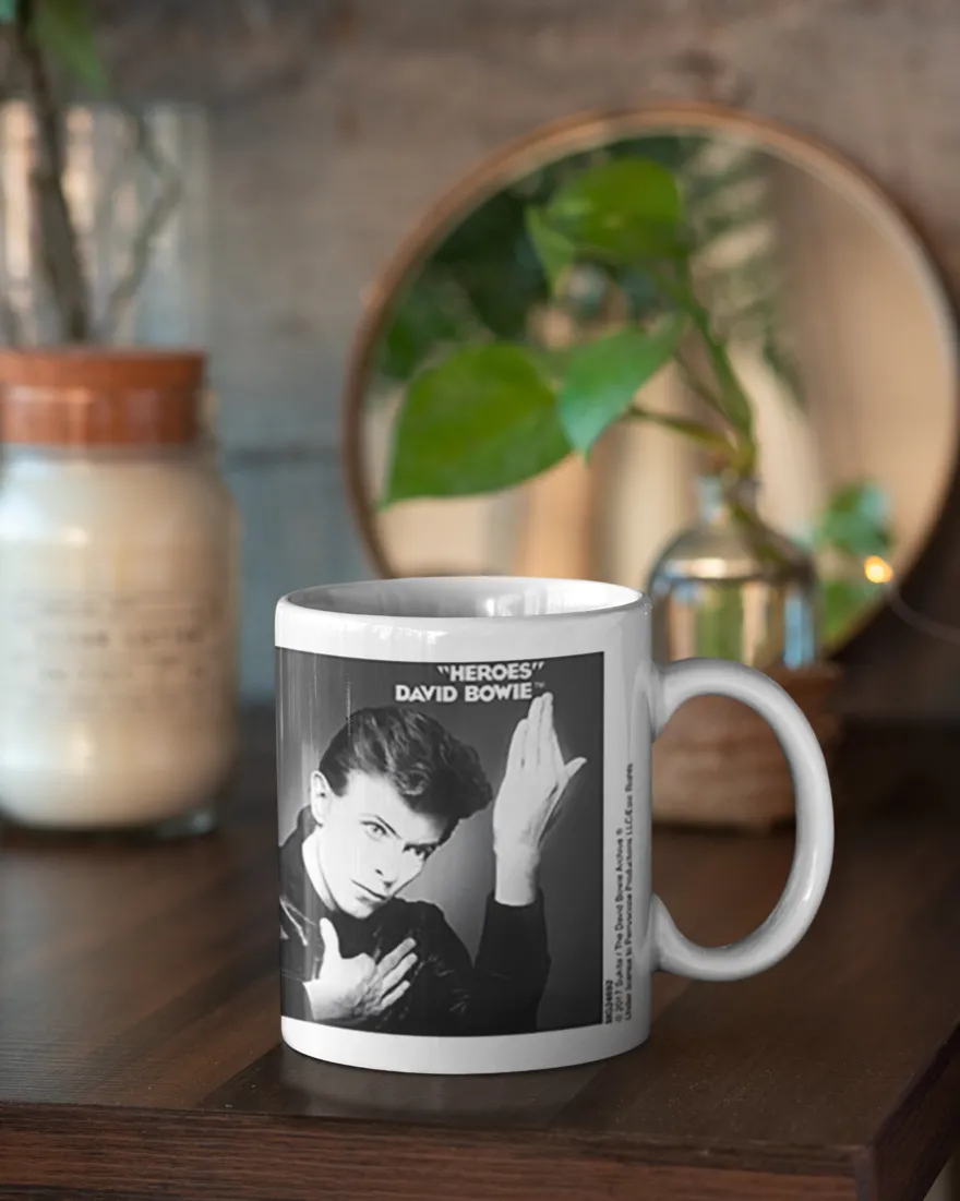 David Bowie Tasse Heroes