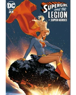 DC Comics Poster Supergirl And The Legion Of Super-Heroes