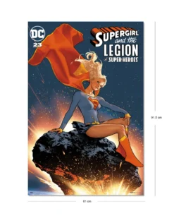 DC Comics Poster Supergirl And The Legion Of Super-Heroes