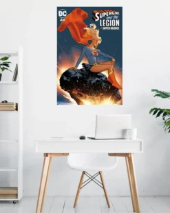 DC Comics Poster Supergirl And The Legion Of Super-Heroes