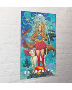 DC Comics Poster Supergirl Comic Art