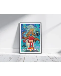 DC Comics Poster Supergirl Comic Art