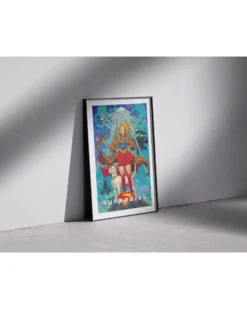 DC Comics Poster Supergirl Comic Art