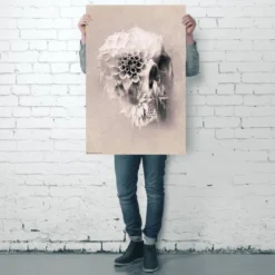 Decay Skull Poster Ali Gülec