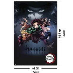 Demon Slayer Poster Kimetsu No Yaiba
