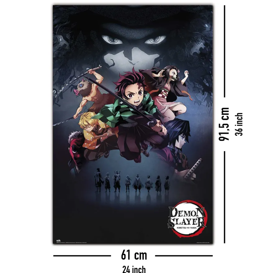 Demon Slayer Poster Kimetsu No Yaiba