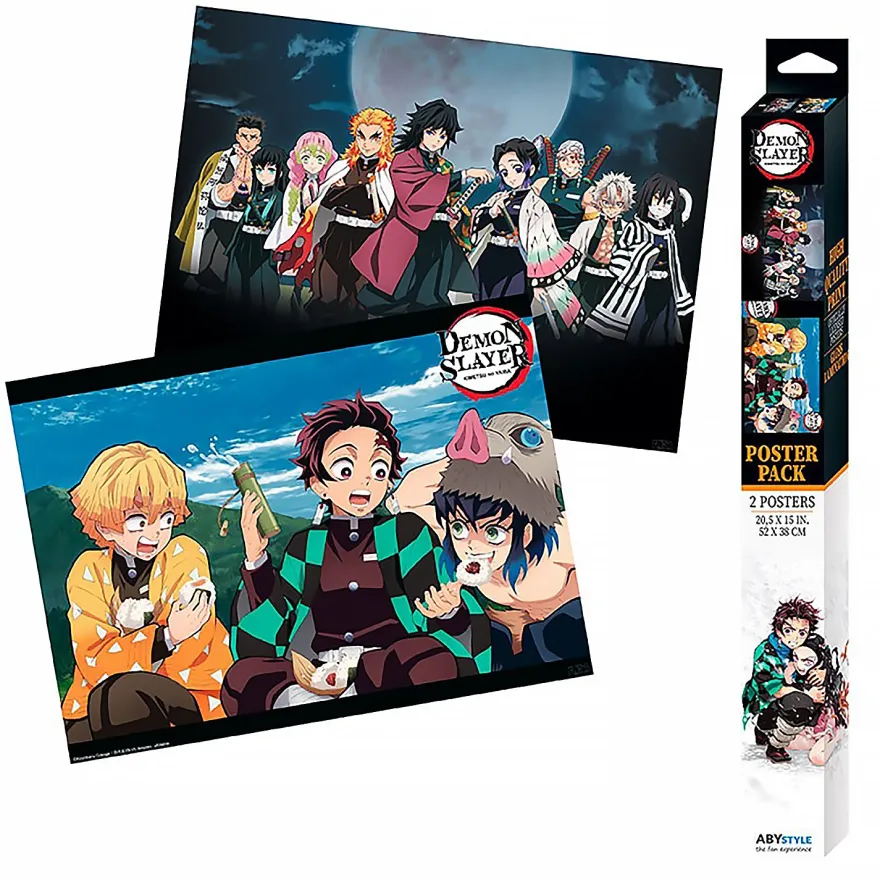 Demon Slayer Poster Set 2 Chibi Poster