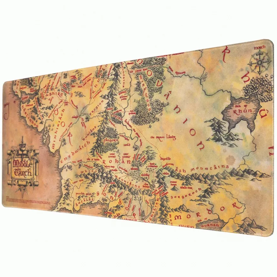 Der Herr der Ringe Gaming Mat XL Mouse Pad für Tastatur