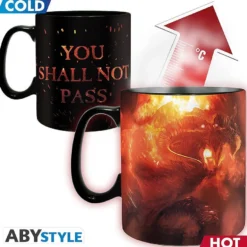 Der Herr der Ringe Thermo Effekt Tasse „You Shall Not Pass“ | Farbwechsel Kaffeebecher mit Gandalf Motiv | 460 ml