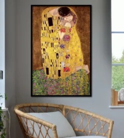 Der Kuss Poster Gustav Klimt