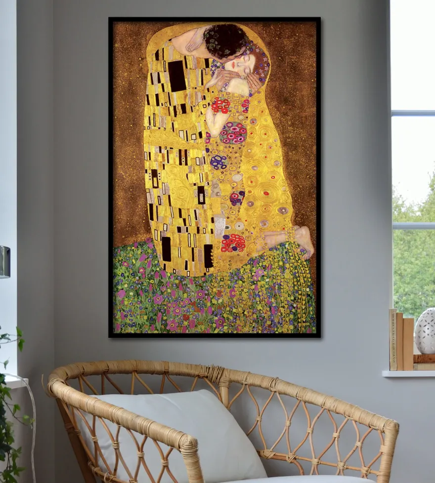 Der Kuss Poster Gustav Klimt