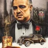 Der Pate Poster Corleone Illustriert