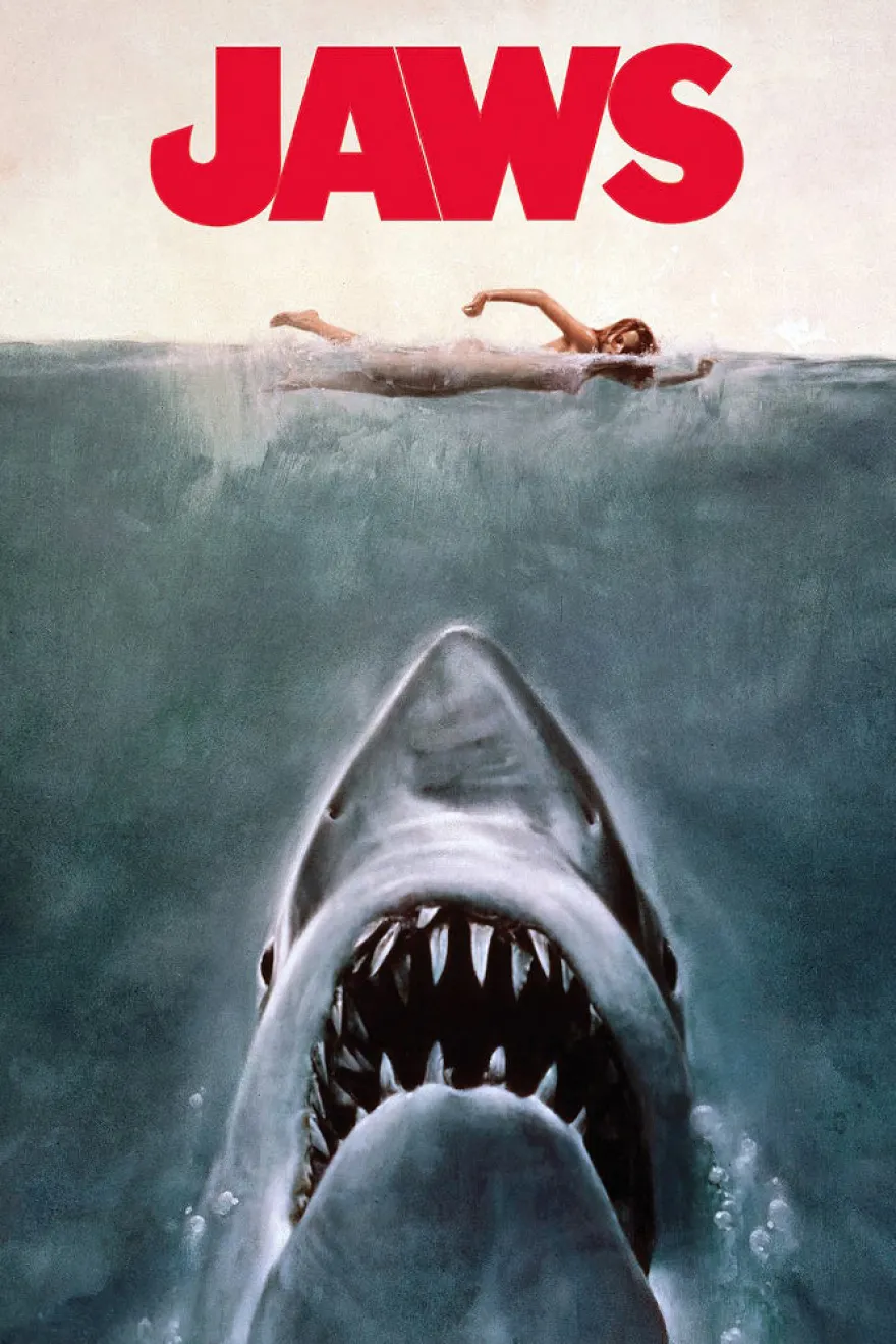 Der Weiße Hai Poster Jaws Key Art