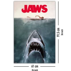 Der Weiße Hai Poster Jaws Key Art