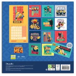 Despicable Me 4 Kalender 2025 Ich Einfach unverbesserlich 4