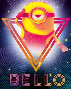 Despicable Me 3 Poster 80's Bello