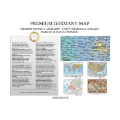 Deutschlandkarte Puzzle 2000 Teile, 68,8 x 96,6 cm