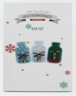 Didi Taschenwärmer Wärmflasche Rentier 4er Set
