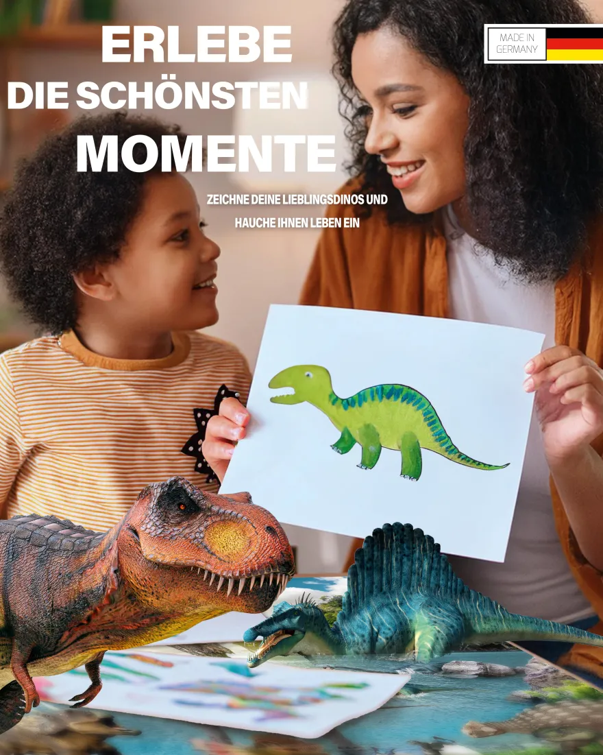 Dinosaurier Schreibtischunterlage für Kinder 60x40cm