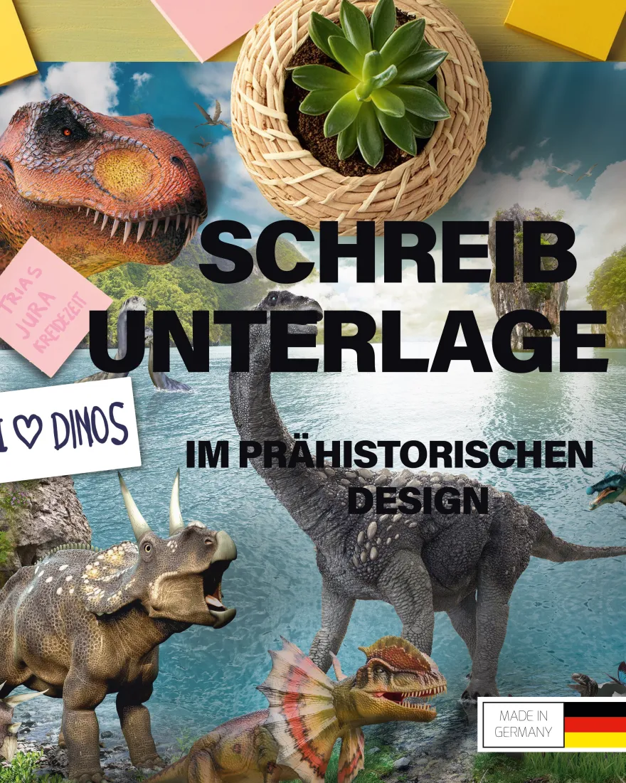 Dinosaurier Schreibtischunterlage für Kinder 60x40cm