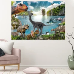 Dinosaurier XXL Poster 250 gr Papier, 100 x 140 cm
