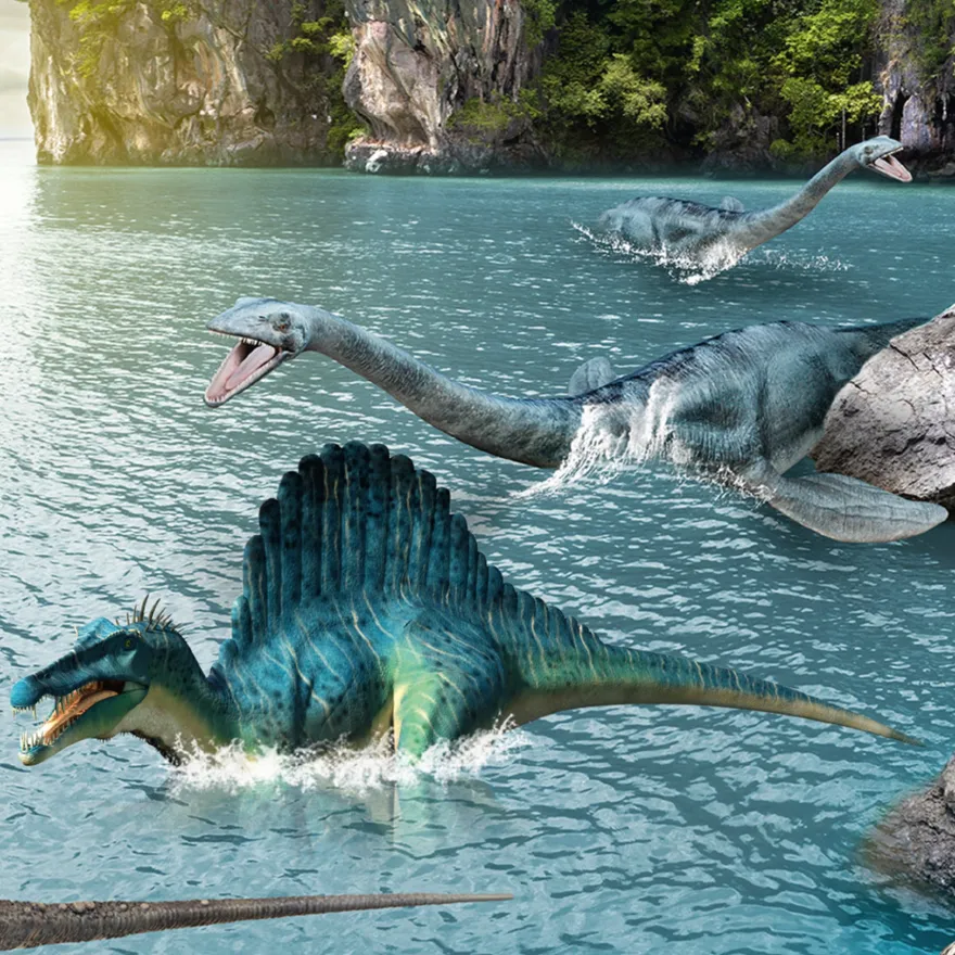 Dinosaurier XXL Poster 250 gr Papier, 100 x 140 cm