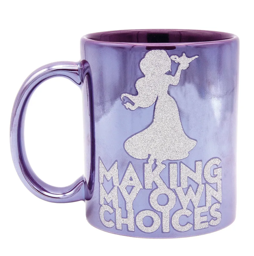 Disney Princess Jasmine Tasse Metallic MAKING MY OWN CHOICES