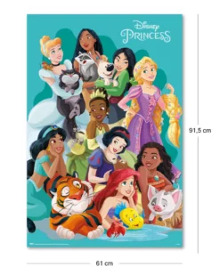 Disney Princess Poster Pets
