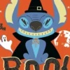 Disney Stitch Poster Boo! Halloween