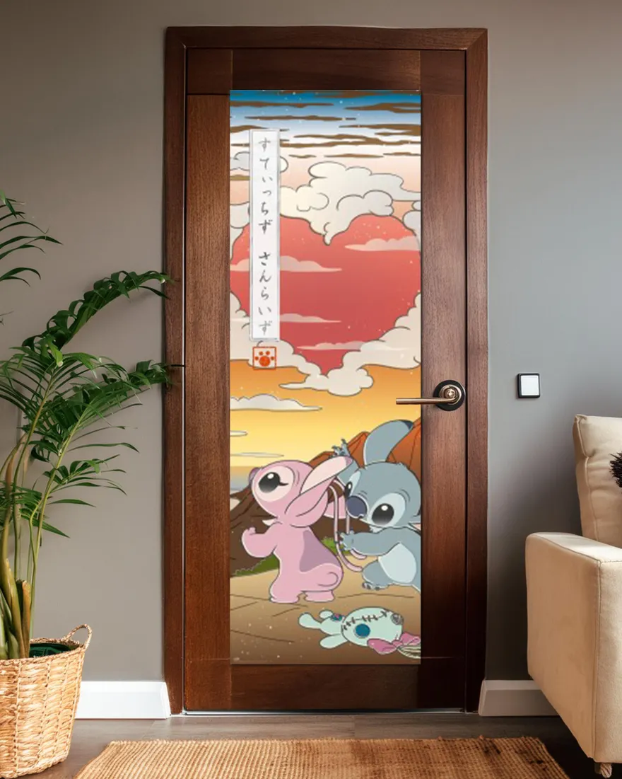 Disney Stitch Türposter Japan